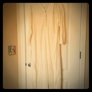 Cream 3 piece suit